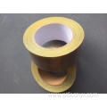 Brown PTFE coated fabric tape with adhesive